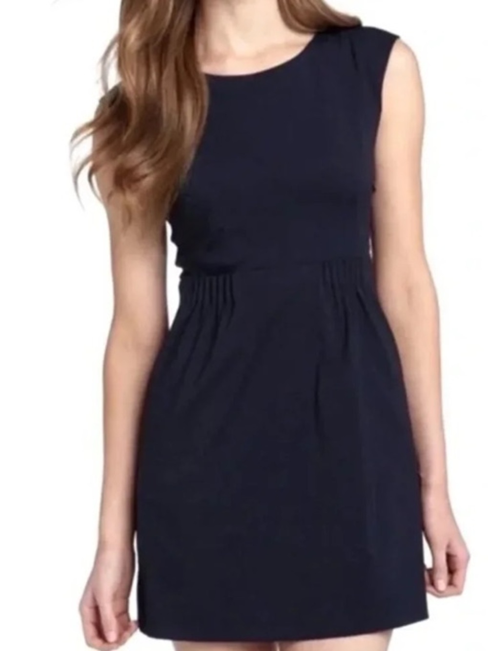 Theory Silk Shyann Lifestyle Gray Sleevless Dress